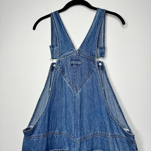 Vintage Disney Pooh & Friends Overalls Denim Jean Bib 90s Y2K Women’s Size 18 - Picture 9 of 10